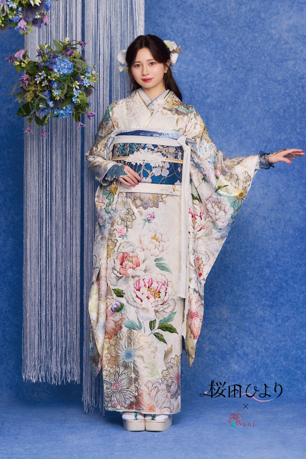 桜田ひより着用振袖【aoi-030】