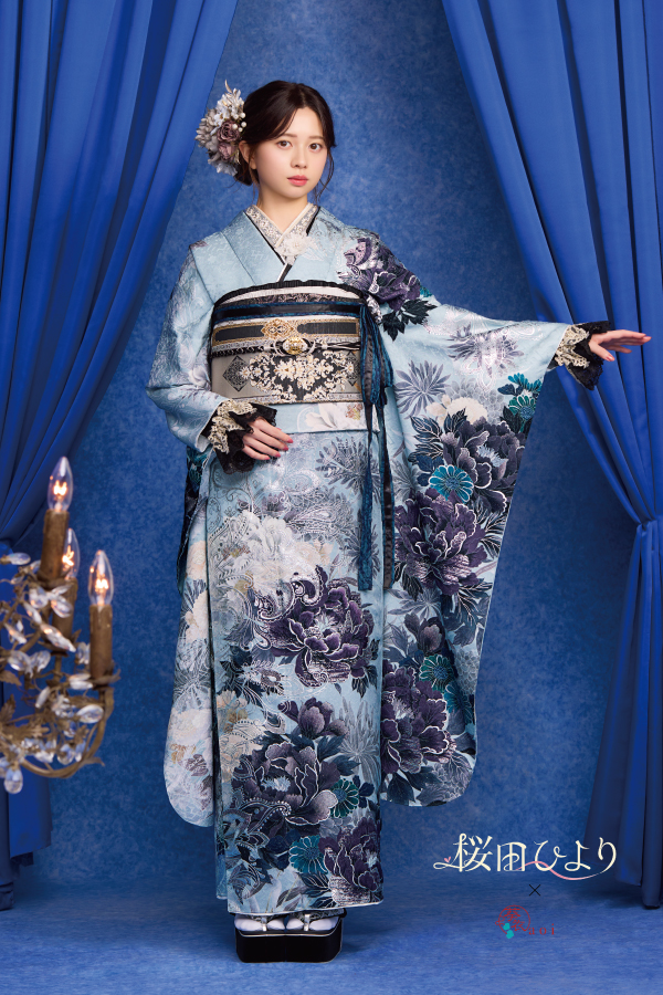 桜田ひより着用振袖【aoi-032】