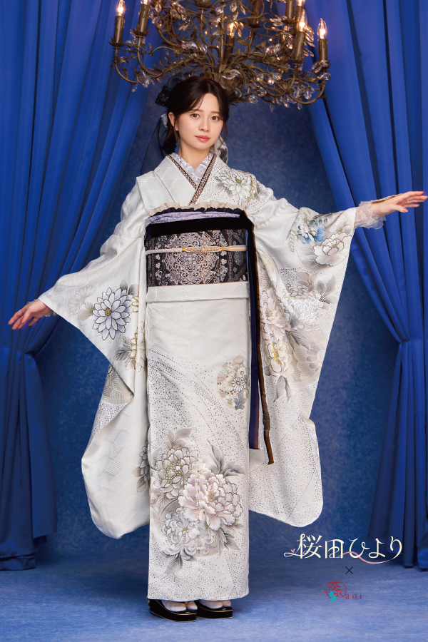 桜田ひより着用振袖【aoi-036】